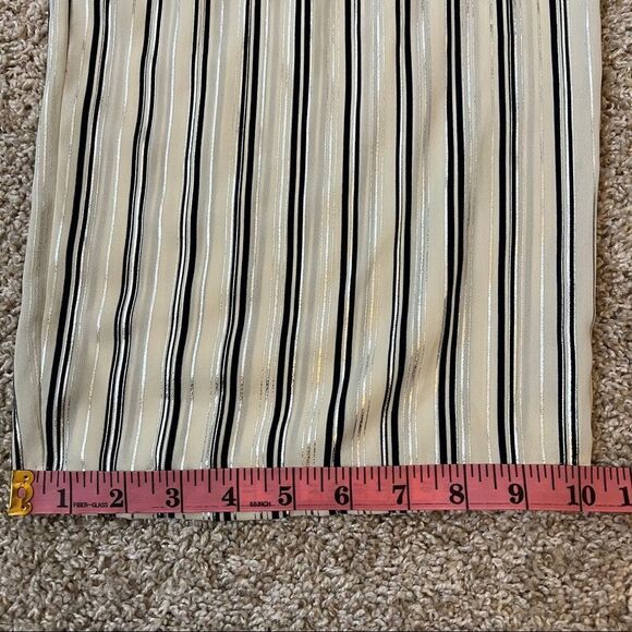 Zara Striped Paper Bag Culottes Size S - Picture 10 of 11